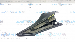 Left tailgate spoiler for Volkswagen ID.4 23-25, gloss black, broken mount