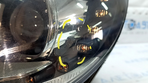 Left front headlight for VW Tiguan 12-17, complete with restyling xenon and LED, scratched