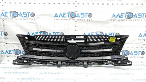 Radiator grill assembly VW Tiguan 12-18 rest with badge, TONG YANG, CAPA, swollen chrome