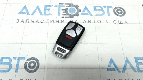 Smart key for Audi A4 B9 17-21 type 1, 4 buttons, worn, scratched, dented
