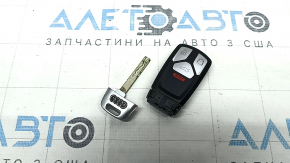 Smart key for Audi A4 B9 17-21 type 1, 4 buttons, worn, scratched, dented