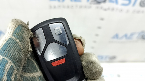 Smart key for Audi A4 B9 17-21 type 1, 4 buttons, worn, scratched, dented