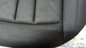 Rear seat cushion for Audi A4 B9 17-19, black leather, water contact, for cleaning