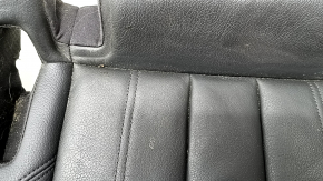Rear seat cushion for Audi A4 B9 17-19, black leather, water contact, for cleaning