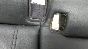 Rear seat cushion for Audi A4 B9 17-19, black leather, water contact, for cleaning