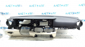 Mercedes W213 E 17-23 dashboard with AIRBAG, black and beige, without projection