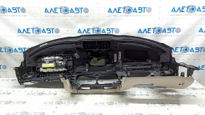 Mercedes W213 E 17-23 dashboard with AIRBAG, black and beige, without projection