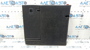 Right rear seat backrest for Audi A4 B9 17-19 with seat belt, black leather, dents