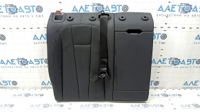 Right rear seat backrest for Audi A4 B9 17-19 with seat belt, black leather, dents