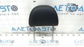 Rear left headrest for Audi A4 B9 17-19, black leather