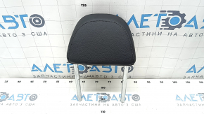 Rear left headrest for Audi A4 B9 17-19, black leather