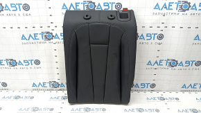 Left rear seat backrest for Audi A4 B9 17-19, black leather, scratches