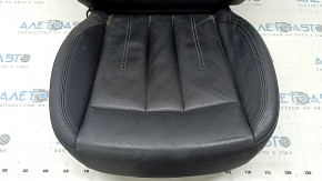 Audi A4 B9 17-19 driver's seat upholstery, black leather, heated, needs cleaning, dented, water contact