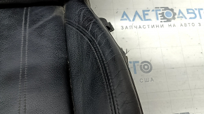 Audi A4 B9 17-19 driver's seat upholstery, black leather, heated, needs cleaning, dented, water contact