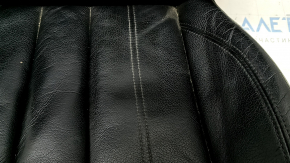 Audi A4 B9 17-19 driver's seat upholstery, black leather, heated, needs cleaning, dented, water contact