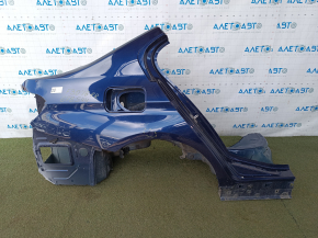 Quarter wing rear right BMW 3 F30 12-18 on the body, blue