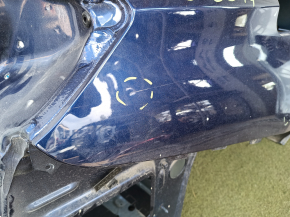 Quarter wing rear right BMW 3 F30 12-18 on the body, blue
