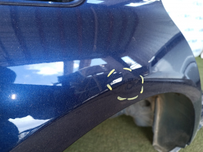 Quarter wing rear right BMW 3 F30 12-18 on the body, blue