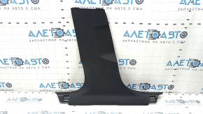 Lower left center pillar trim for Audi A4 B9 17-25, black, scratches