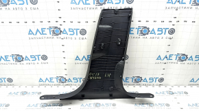 Lower left center pillar trim for Audi A4 B9 17-25, black, scratches