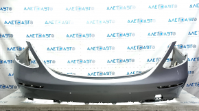 Bare rear bumper for Mercedes W213 E 17-20 with parking sensors and no moldings, AMG pack, silver, broken mounts