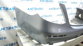 Bare rear bumper for Mercedes W213 E 17-20 with parking sensors and no moldings, AMG pack, silver, broken mounts