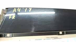 Front right side door trim for Audi A4 B9 17-25, glossy black, scratches