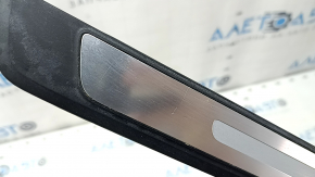 Audi A4 B9 17-25mm chrome door sill trim, front left, scratches