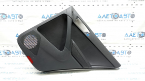 Black rear right door panel for a VW Tiguan 09-17, black leather armrest, black leather insert, scratches