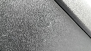 Black rear right door panel for a VW Tiguan 09-17, black leather armrest, black leather insert, scratches