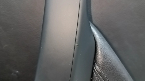 Black rear right door panel for a VW Tiguan 09-17, black leather armrest, black leather insert, scratches