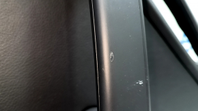 Black rear right door panel for a VW Tiguan 09-17, black leather armrest, black leather insert, scratches