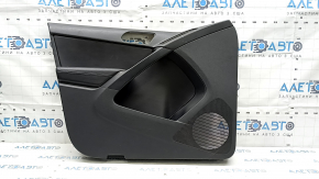 Black front left door panel for VW Tiguan 09-17, black leather armrest, black leather insert