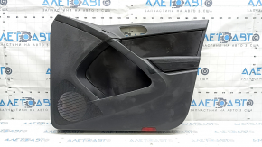 Black front right door panel for VW Tiguan 09-17, black leather armrest, black leather insert, scratch on the handle