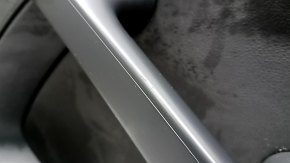 Black front right door panel for VW Tiguan 09-17, black leather armrest, black leather insert, scratch on the handle