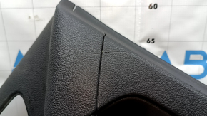 Black rear left door panel for VW Tiguan 09-17, black leather armrest, black leather insert, scratch