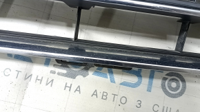 Audi A4 B9 17 radiator grille assembly with emblem, for parking sensors, light chrome, sand