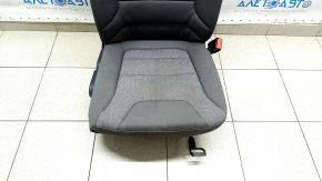 BMW i3 14-21 passenger seat without airbag, combined gray and blue cloth, mechanical, heated