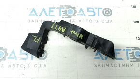 The front bumper mount on the left fender of the Audi A4 B9 17-19 is broken.