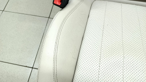 Mercedes W213 E 17-23 driver's seat without airbag, electric, heated, memory, leather, beige, worn leather, needs cleaning