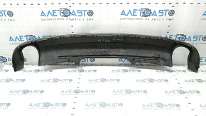 Rear bumper lip without molding for Audi A4 B9 17-17 with 2 pipes, texture, scratches