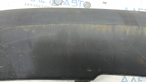 Rear bumper lip without molding for Audi A4 B9 17-17 with 2 pipes, texture, scratches