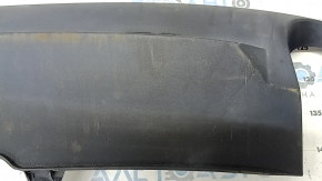 Rear bumper lip without molding for Audi A4 B9 17-17 with 2 pipes, texture, scratches