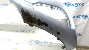 Bare front bumper for Mercedes W213 E 17-20 with parking sensors, AMG pack, silver, scratches