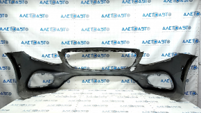 Bare front bumper for Mercedes W213 E 17-20 with parking sensors, AMG pack, silver, scratches