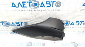 Left front bumper lip for Volkswagen ID.4 23-25, black structure