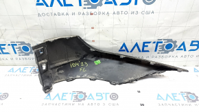 Left front bumper lip for Volkswagen ID.4 23-25, black structure