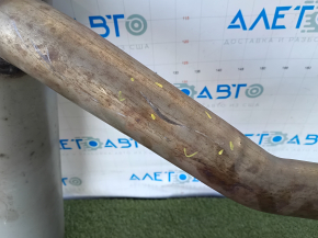 Exhaust pipe, middle section, BMW F30 17-18 AWD B46 with barrel, with damper and catalytic converter, dented