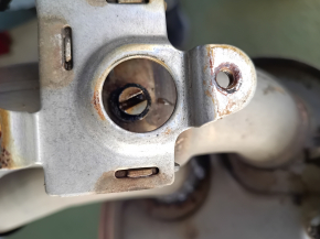 Exhaust pipe, middle section, BMW F30 17-18 AWD B46 with barrel, with damper and catalytic converter, dented