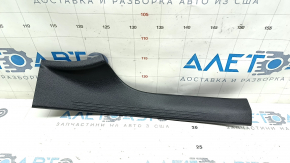 Rear right inner door sill trim for Mercedes W213 E 17-23, black, scratches